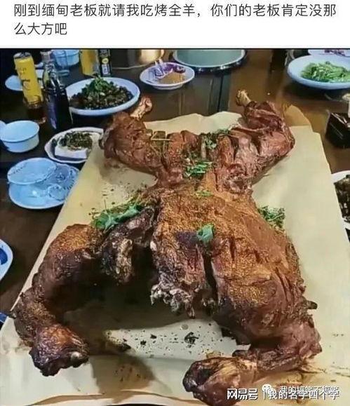 带你吃瓜缅甸烤全羊视频,带你领略异国美食魅力